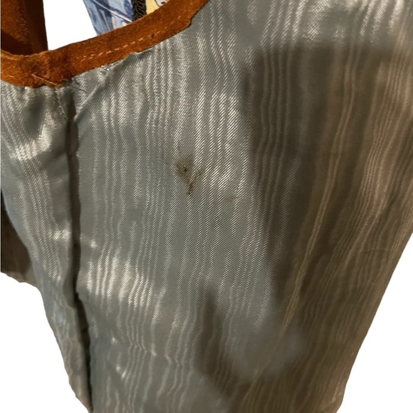 Vintage 70s Suede Leather Joo-Kay Vest Cognac Western Cowboy-Core Size 40 Unisex - Picture 5 of 7